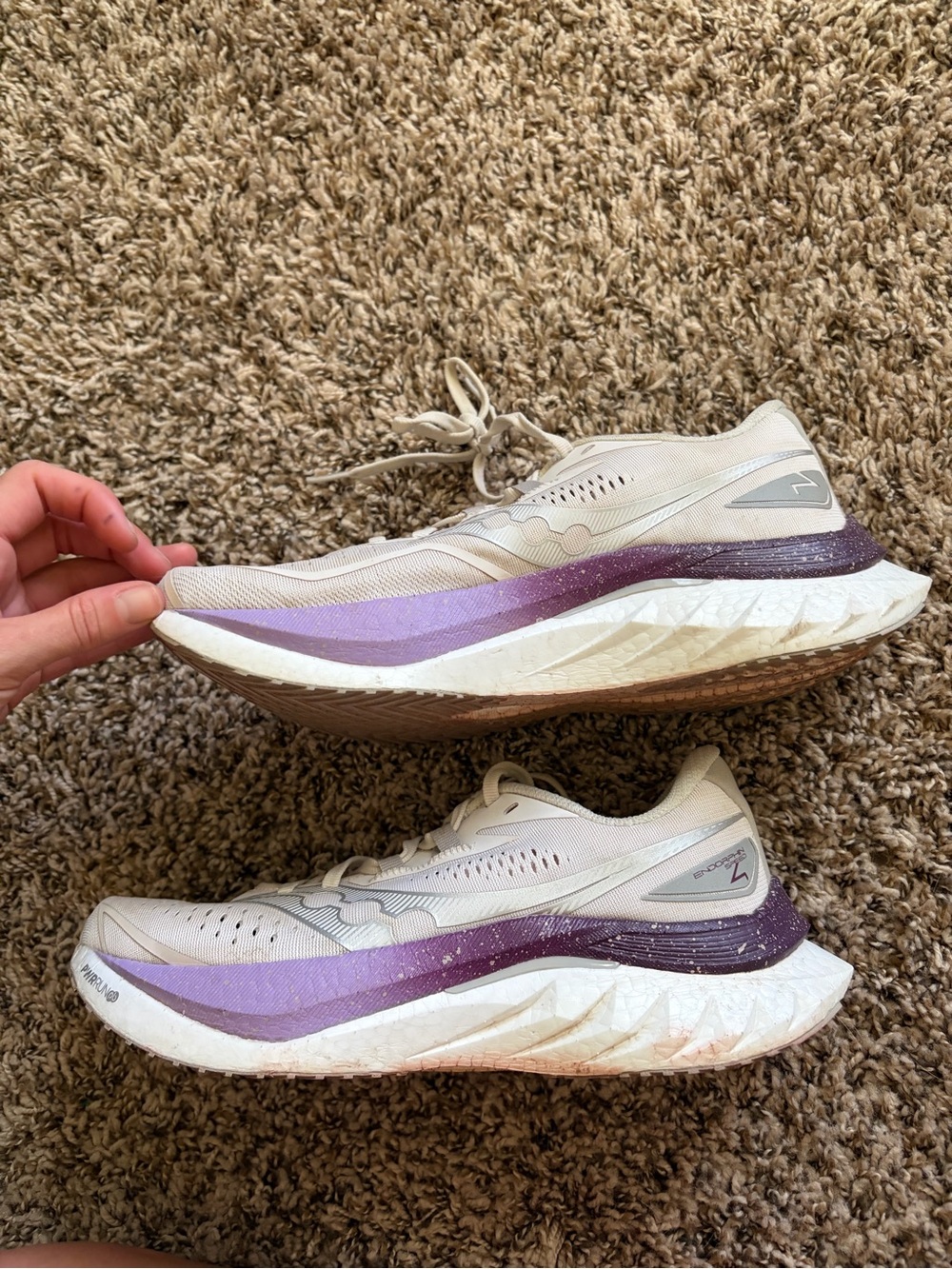 Saucony Women's endorphin speed 4 running shoes lightly used - Picture 6 of 8